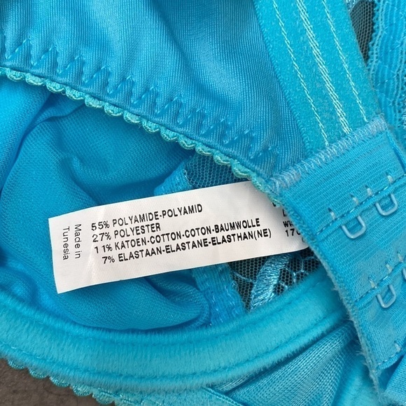 Prima Donna Deauville Paradise Blue Women's Luxury Underwire Full Cup Bra (NWT) - Picture 7 of 10